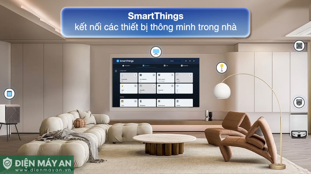Smart Tivi Khung Tranh The Frame QLED Samsung AI 4K 55 inch QA55LS03F (55LS03F)